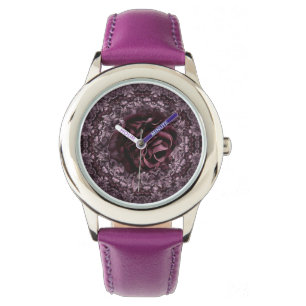 Roos Mandala Horloge