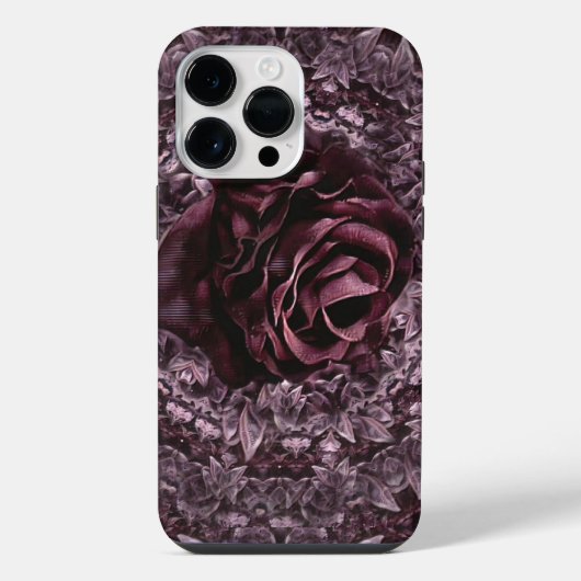 Roos Mandala iPhone Hoesje (Achterkant)