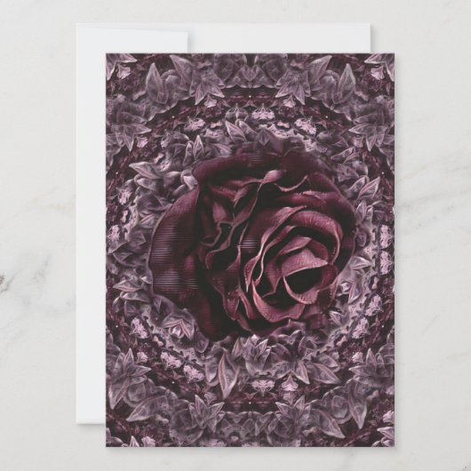 Roos Mandala Kaart (Voorkant)