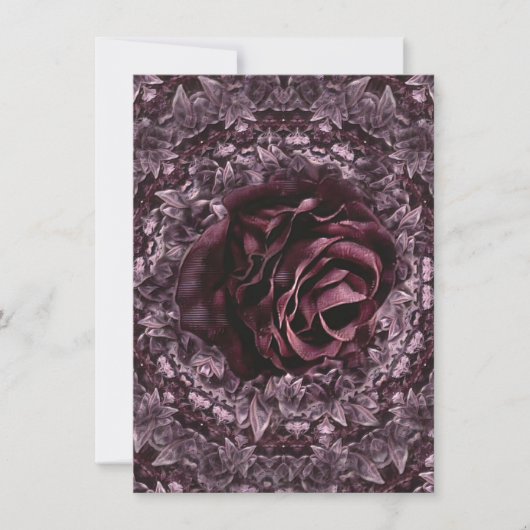 Roos Mandala Kaart (Voorkant)