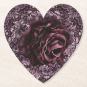 Roos Mandala Kartonnen Onderzetters (Voorkant)