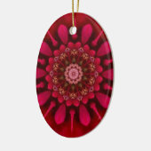 Roos Mandala Keramisch Ornament (Links)