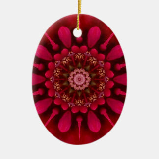 Roos Mandala Keramisch Ornament