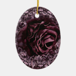 Roos Mandala Keramisch Ornament