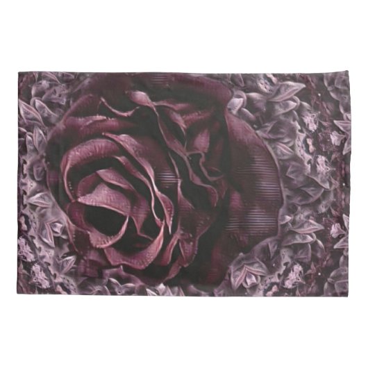 Roos Mandala Kussensloop (Achterkant-Links)