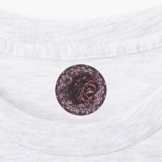 Roos Mandala Labels (Aangebracht)