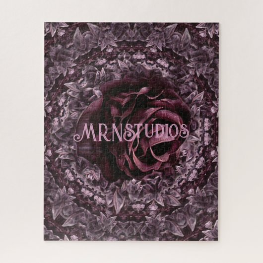 Roos Mandala Legpuzzel (Verticaal)