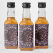 Roos Mandala Likeurfles Etiket (Flessen)