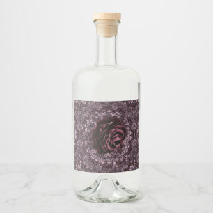 Roos Mandala Likeurfles Etiket