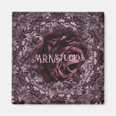 Roos Mandala Magneet (Voorkant)