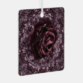 Roos Mandala Metalen Ornament (Voorkant Rechts)