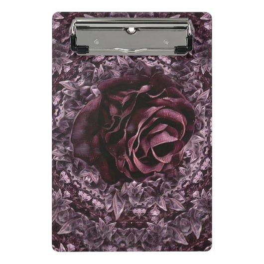 Roos Mandala Mini Klembord (Voorkant)