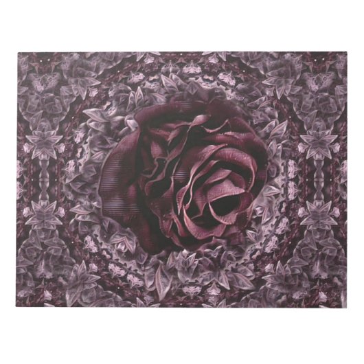 Roos Mandala Notitieblok (Voorkant)