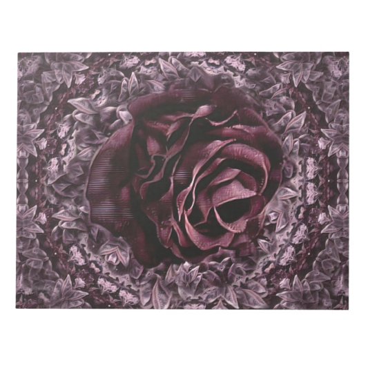 Roos Mandala Notitieblok (Voorkant)