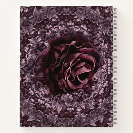 Roos Mandala Notitieboek (Achterkant)