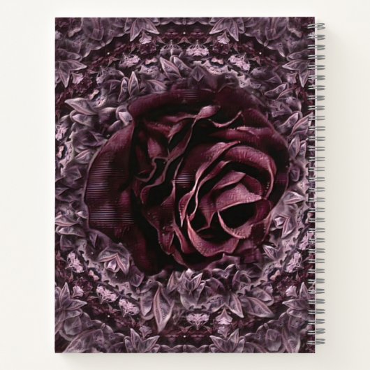 Roos Mandala Notitieboek (Achterkant)