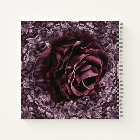 Roos Mandala Notitieboek (Achterkant)