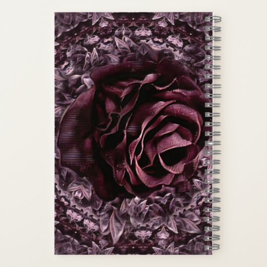 Roos Mandala Notitieboek (Achterkant)