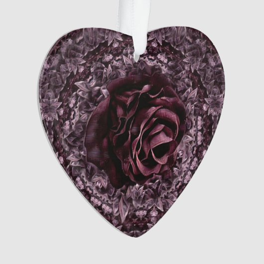 Roos Mandala Ornament (voorkant)