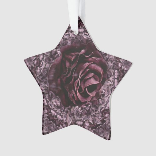 Roos Mandala Ornament (voorkant)