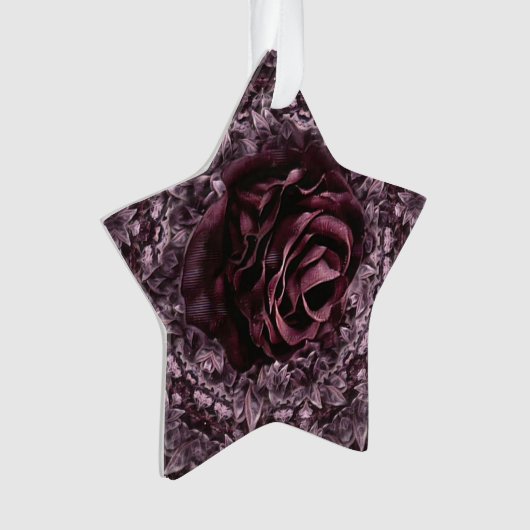 Roos Mandala Ornament (voorkant)