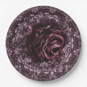 Roos Mandala  Papieren Bordje