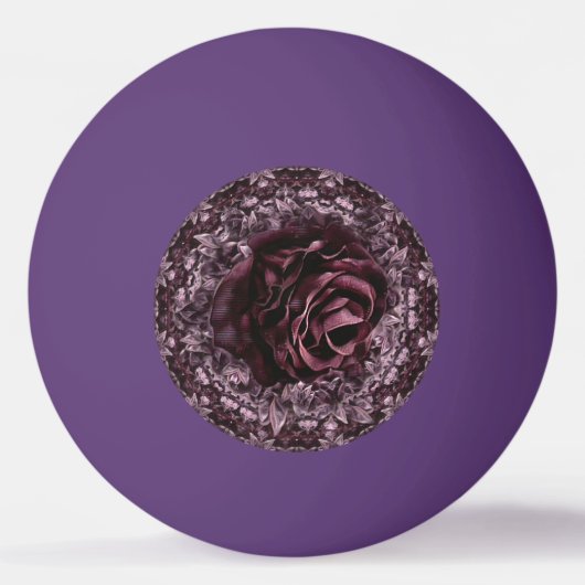 Roos Mandala Pingpongbal (Voorkant)
