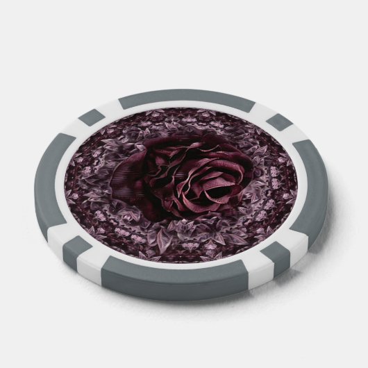 Roos Mandala Poker Chips (Enkel)