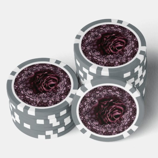 Roos Mandala Poker Chips (Opstapeling)