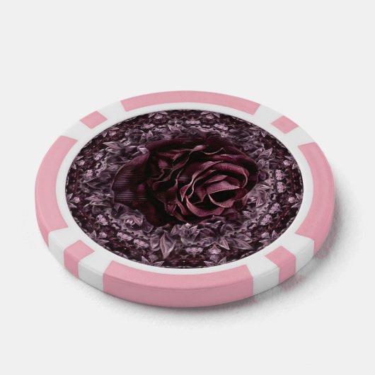 Roos Mandala Poker Chips (Enkel)