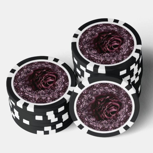 Roos Mandala Poker Chips (Opstapeling)