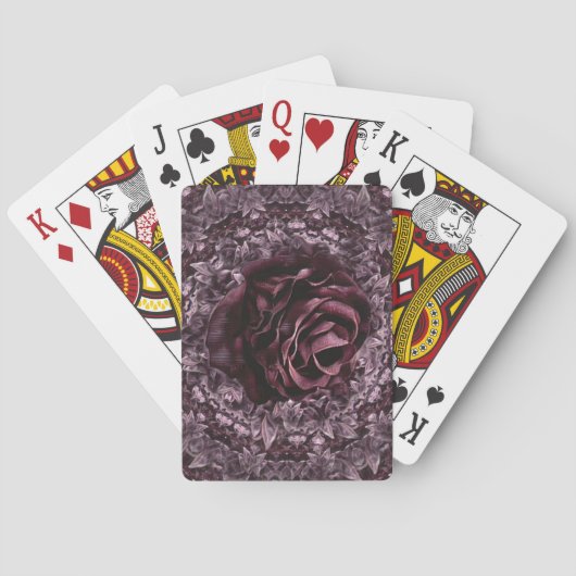 Roos Mandala Pokerkaarten (Achterkant)