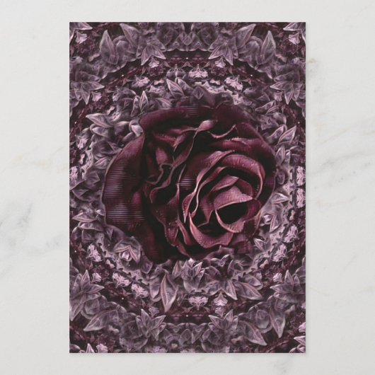 Roos Mandala Programmakaart (Achterkant)