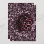 Roos Mandala Programmakaart (Voorkant / Achterkant)