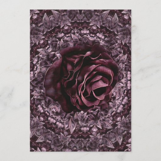 Roos Mandala Programmakaart (Voorkant)