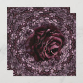 Roos Mandala Programmakaart (Voorkant / Achterkant)