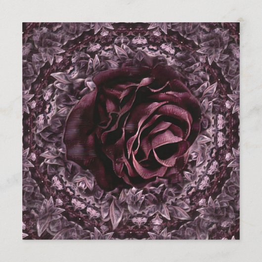 Roos Mandala Programmakaart (Achterkant)