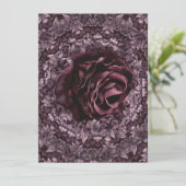 Roos Mandala Programmakaart (Staand voorkant)