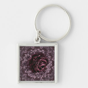 Roos Mandala Sleutelhanger