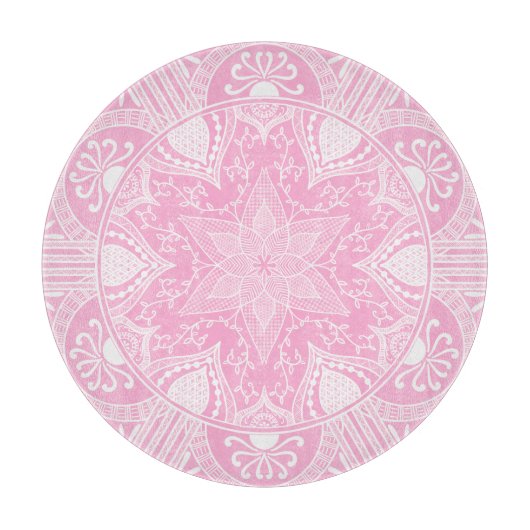 Roos Mandala Snijplank (Voorkant)