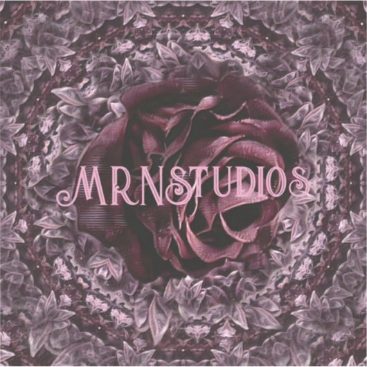 Roos Mandala Sticker (Voorkant)