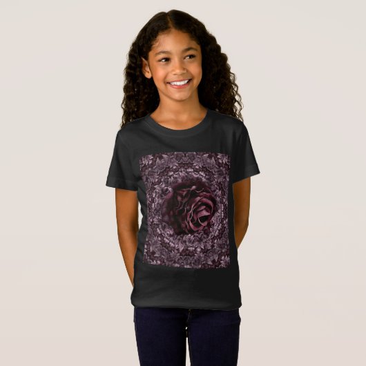 Roos Mandala T-shirt (Voorkant volledig)