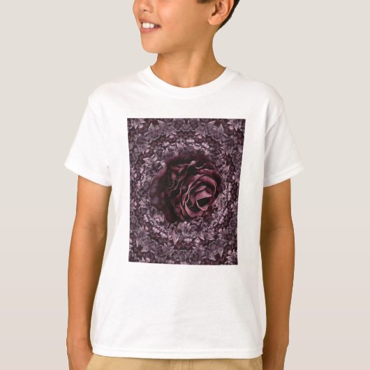 Roos Mandala  T-shirt (Voorkant)