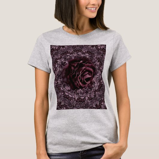 Roos Mandala T-shirt (Voorkant)