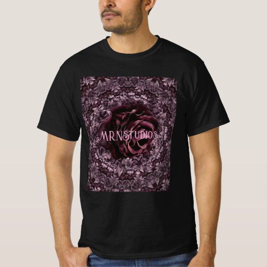 Roos Mandala T-shirt (Voorkant)