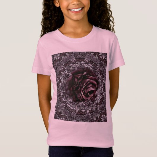 Roos Mandala  T-shirt (Voorkant)