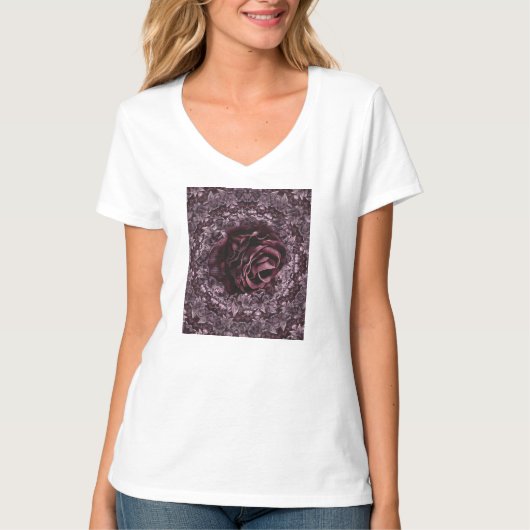 Roos Mandala T-shirt (Voorkant)