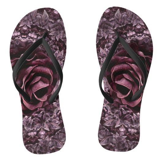 Roos Mandala Teenslippers (Voetbed)
