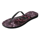 Roos Mandala Teenslippers (Schuin)