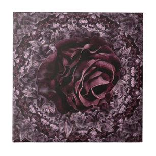 Roos Mandala  Tegeltje